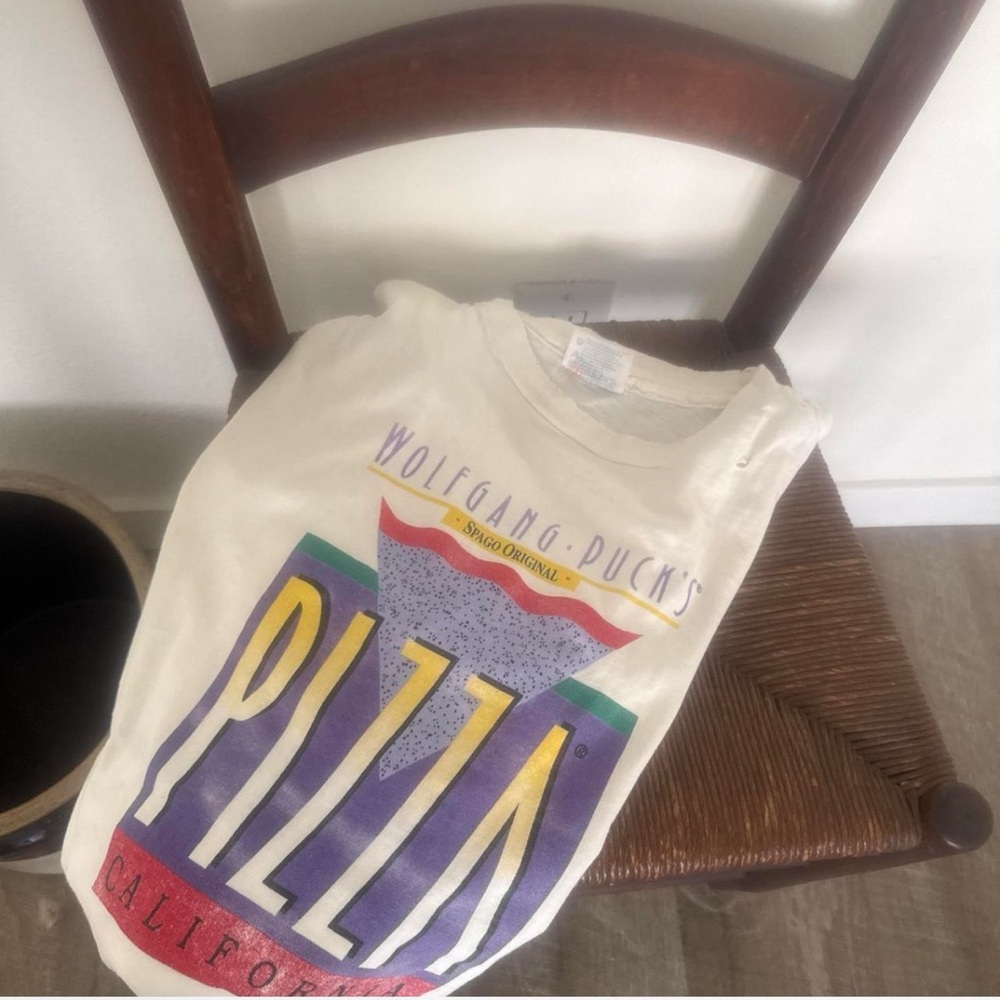 California Pizza Graphic Tee - White